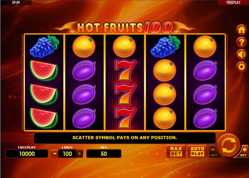 Характеристики игрового автомата Hot Fruits